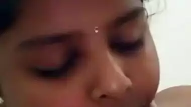 Fatty and naked Indian girl records special porn video for her man