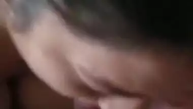 Indian Desi Girl(Escort) giving Blowjob to me in OYO room