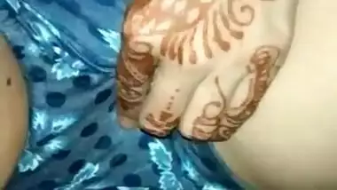 Newly married desi bhabhi pussy rubbing and showing panty part 1
