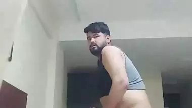 Young guy enjoys hotel sex with his GF in doggy style