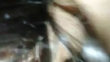 Thick XXX cock is in Desi wife's hungry mouth in first-person video