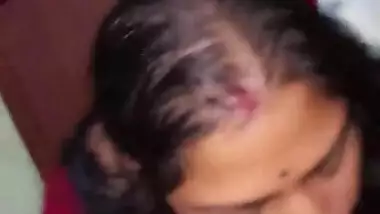 Chubby wife sucking dick of her husband pov video