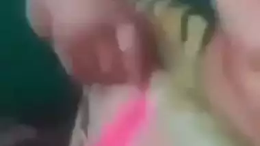 Chubby milf exposes her naked body during video call sex