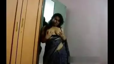 Mallu maid lily exposed naked figure and playing with big boobs on demand