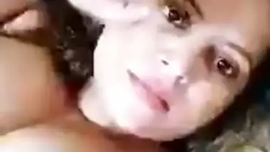 Beautiful indian bhabi selfie video capture