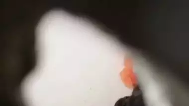 Neighbor wife bath and wearing bra caught through window