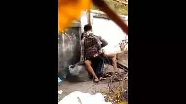 Nice-looking legal age teenager hotty enjoys outdoor sex with her lover