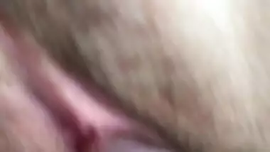 Insatiable Anna Cums Over And Over. Unshaven Pink Pussy. Swollen Clit. Creampie. Close-up