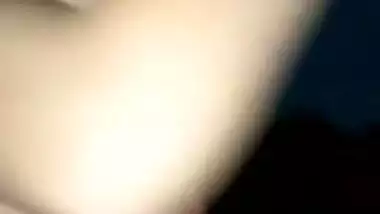 Newly married bhabi boobs press porn MMS