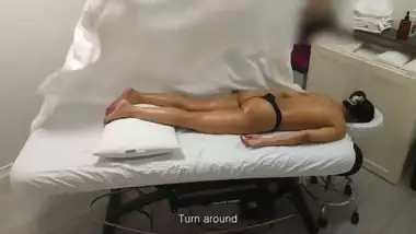 Sarah, 21 years old Indian college girl gets her unforgettable first massage.