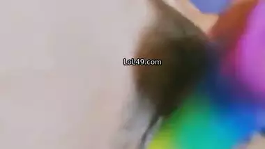 White orgasm pussy masturbation with dildo by horny girl