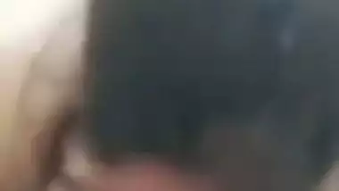 Chubby lady sucks a dick and records blowjob MMS