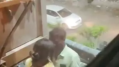 Roadside romance and sex caught by employee viral clip