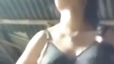 Bengali village girl bra removed and boobs pressing