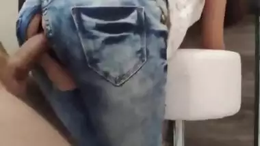 Isla Summer, Hot Guys Fuck And Mia Khalifa In Hot Ass Tight In Jeans Summer Public Toilet