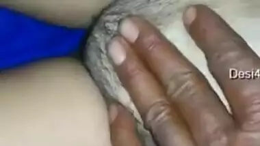 Hot XXX close-up of Desi husband playing with wife's tits and cunt