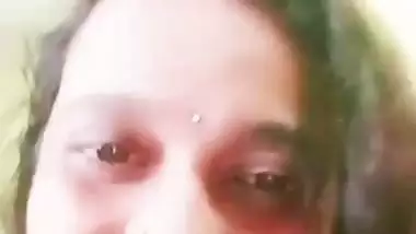 Busty aunty stripping nighty and nude show