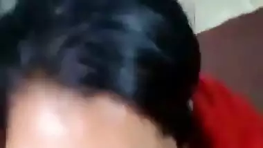 A village lady gives a desi blowjob to her lover