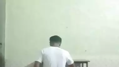 Local sex video of an 18-year-old girl fucking with BF