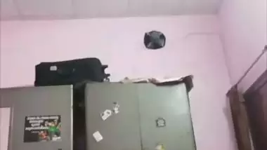 Sister changing dress caught on camera by brother