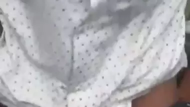 Dehati outdoor stripping before sex