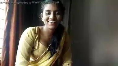 Hot village girl trying out her first selfie nude video for Bf