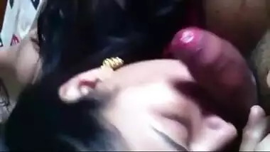 Mysore house wife pleasures husband with sensual blowjob