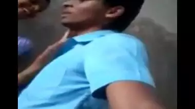 Indian teen xxx mms of Jaipur college girl with lover in uniform