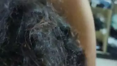 Indian curly hair girl naked blowjob to hairy uncle