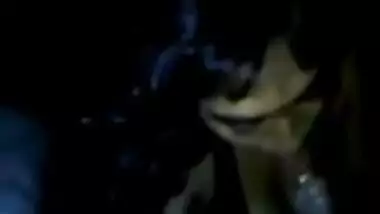 Newly married sucking cock