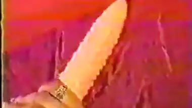 Freaky vintage clip of BRITISH INDIAN masturbation with mars