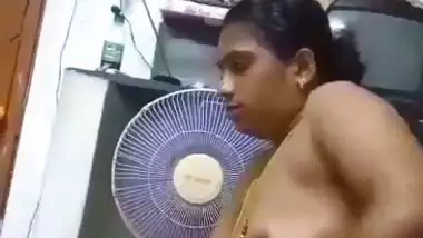 Telugu wife strips nighty and gives blowjob to husband