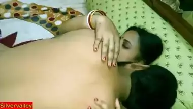 Indian hot xxx Innocent Bhabhi 2nd time sex with husband friend!! Please don't cum inside!